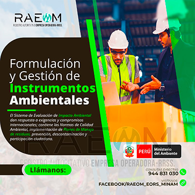 RAEOMINAM.COM RAEOMINAM RAEOM Registro Autoritativo de Empresas Operadoras MINAM, para transporte de Residuos Sólidos. Elaboración de guías técnicas:
                                En un plazo de sesenta (60) días calendarios, contados a partir de la confirmación de servicios se elabora las siguientes guías:
                                a) Formulación de los planes de gestión de residuos sólidos municipales;
                                b) Caracterización de residuos sólidos municipales; 
                                c) Formulación y evaluación de Instrumentos de Gestión Ambiental para infraestructuras de residuos sólidos;
                                d) Gestión operativa del servicio de limpieza pública; 
                                e) Criterios y contenido para los proyectos de inversión de recuperación de áreas degradadas por residuos sólidos;
                                f) Estructuras de costos asociados a la operación y mantenimiento del servicio de limpieza pública;
                                g) Diseño y construcción de infraestructuras de disposición final de residuos sólidos municipales.