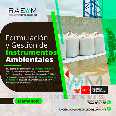 RAEOMINAM.COM RAEOMINAM RAEOM Registro Autoritativo de Empresas Operadoras MINAM, para transporte de Residuos Sólidos. Elaboración de guías técnicas:
                                En un plazo de sesenta (60) días calendarios, contados a partir de la confirmación de servicios se elabora las siguientes guías:
                                a) Formulación de los planes de gestión de residuos sólidos municipales;
                                b) Caracterización de residuos sólidos municipales; 
                                c) Formulación y evaluación de Instrumentos de Gestión Ambiental para infraestructuras de residuos sólidos;
                                d) Gestión operativa del servicio de limpieza pública; 
                                e) Criterios y contenido para los proyectos de inversión de recuperación de áreas degradadas por residuos sólidos;
                                f) Estructuras de costos asociados a la operación y mantenimiento del servicio de limpieza pública;
                                g) Diseño y construcción de infraestructuras de disposición final de residuos sólidos municipales.