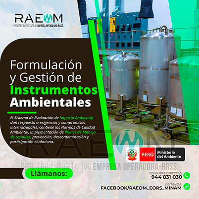 RAEOMINAM.COM RAEOMINAM RAEOM Registro Autoritativo de Empresas Operadoras MINAM, para transporte de Residuos Sólidos. Elaboración de guías técnicas:
                                En un plazo de sesenta (60) días calendarios, contados a partir de la confirmación de servicios se elabora las siguientes guías:
                                a) Formulación de los planes de gestión de residuos sólidos municipales;
                                b) Caracterización de residuos sólidos municipales; 
                                c) Formulación y evaluación de Instrumentos de Gestión Ambiental para infraestructuras de residuos sólidos;
                                d) Gestión operativa del servicio de limpieza pública; 
                                e) Criterios y contenido para los proyectos de inversión de recuperación de áreas degradadas por residuos sólidos;
                                f) Estructuras de costos asociados a la operación y mantenimiento del servicio de limpieza pública;
                                g) Diseño y construcción de infraestructuras de disposición final de residuos sólidos municipales.